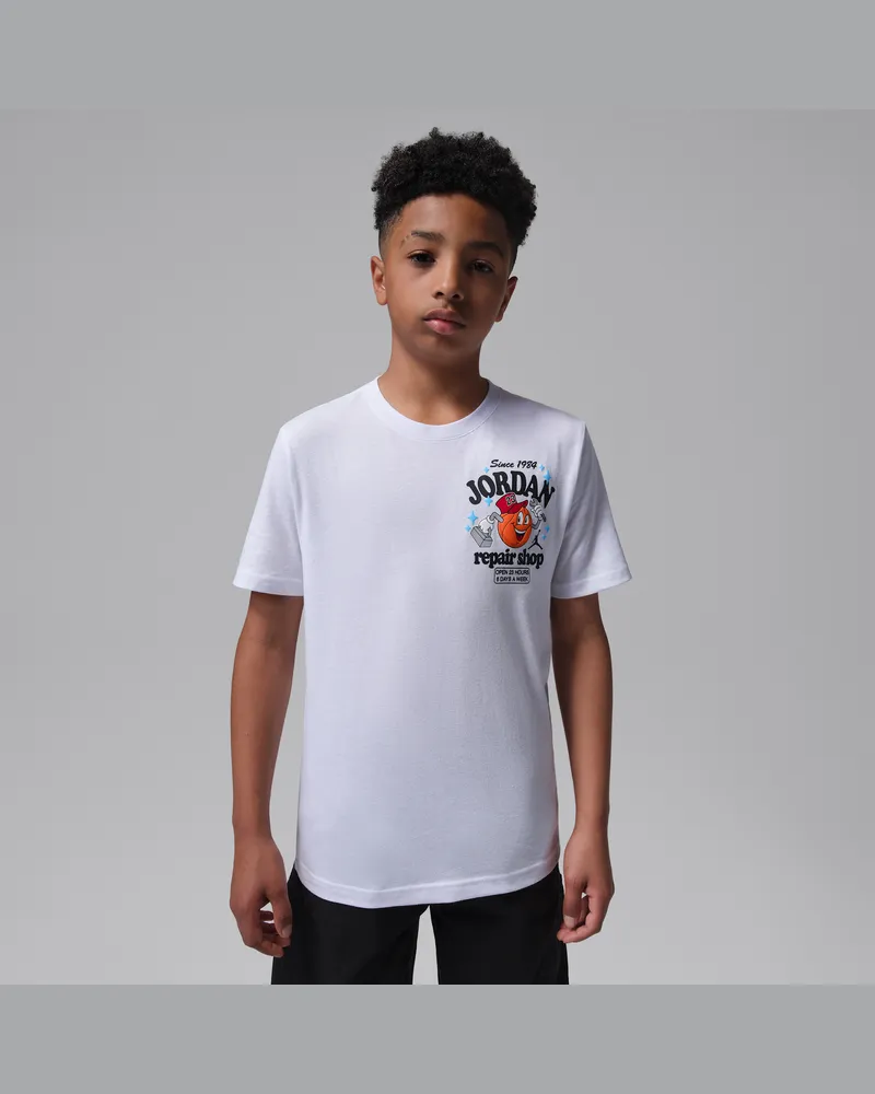 Jordan MJ Repair Shop T-Shirt (ältere Kinder) - Weiß Weiß