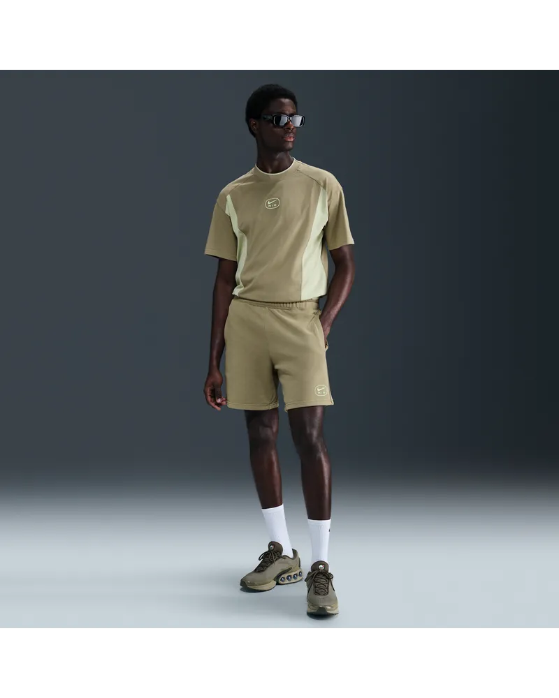 Nike Air Herrenshorts aus French Terry - Braun Braun