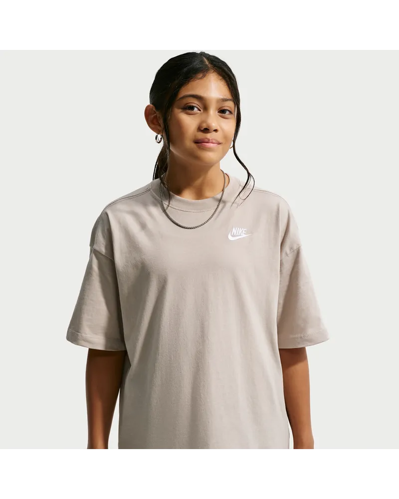 Nike Oversize-T-Shirt (ältere Kinder) - Braun Braun