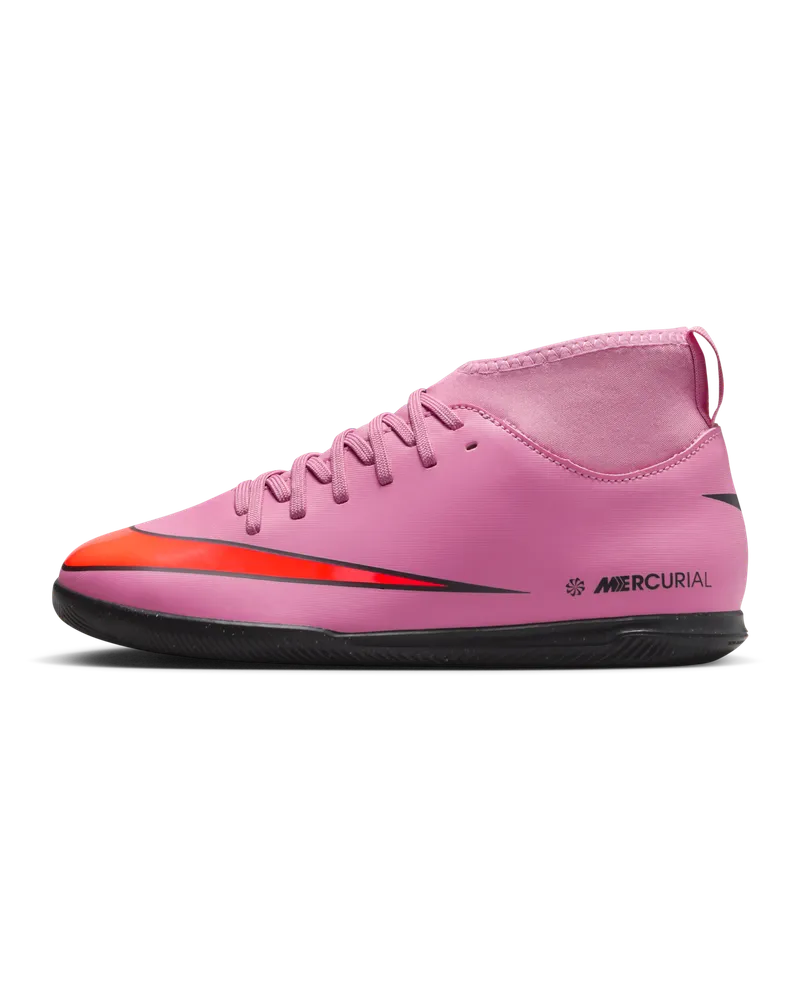 Nike Jr. Mercurial Superfly 10 Club IC High-Top-Fußballschuh (jüngere/ältere Kinder) - Pink Pink