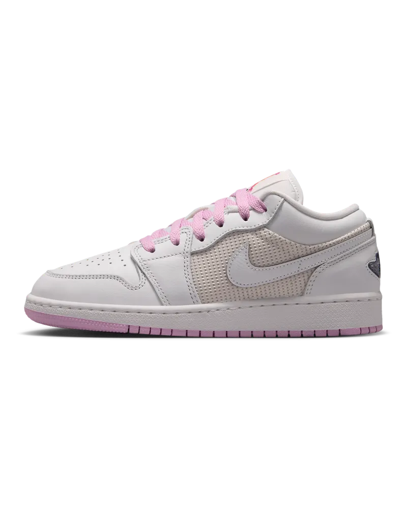 Jordan Air  1 Low SE Schuh (ältere Kinder) - Weiß Weiß