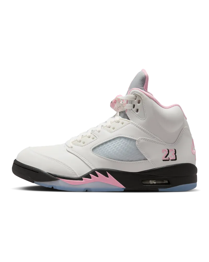 Jordan Air  5 Retro "Medium Soft Pink" Schuh (Herren) - Weiß Weiß