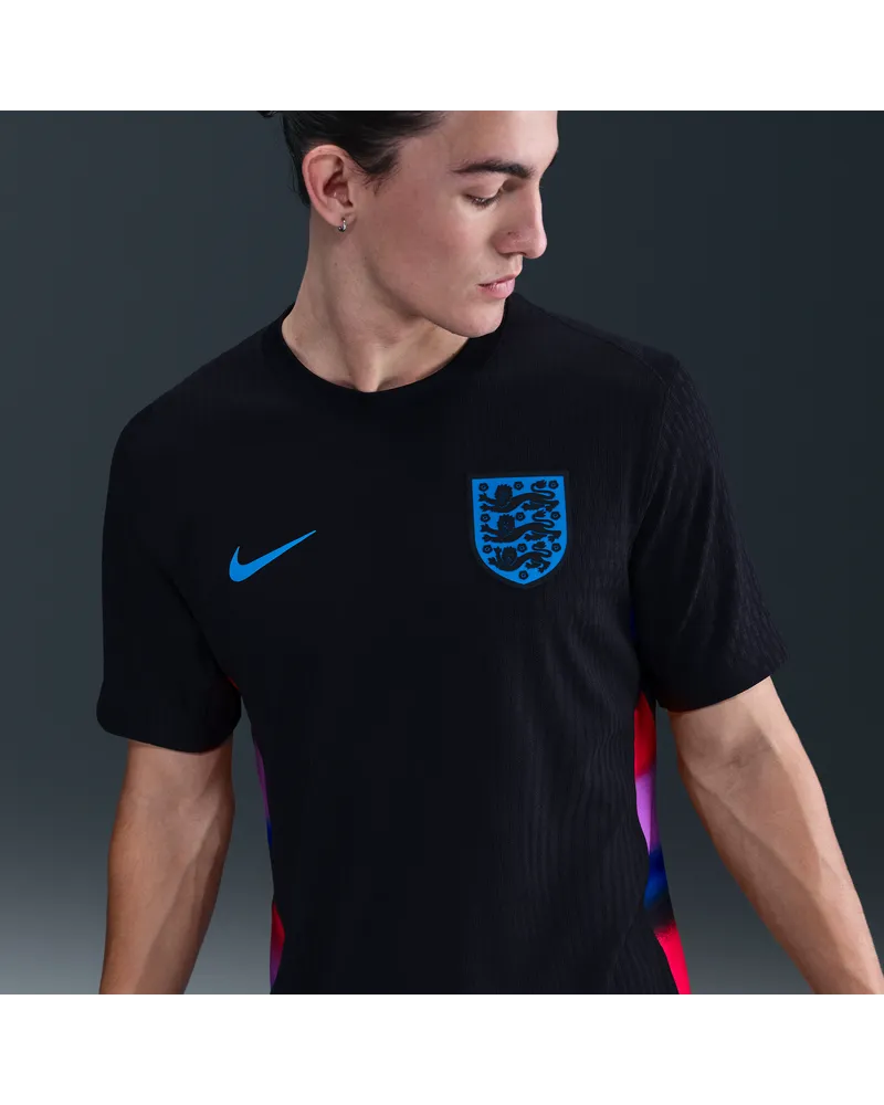 Nike England 2025 Match Away (Frauenteam)  Dri-FIT ADV Authentic Fußballtrikot (Herren) - Schwarz Schwarz