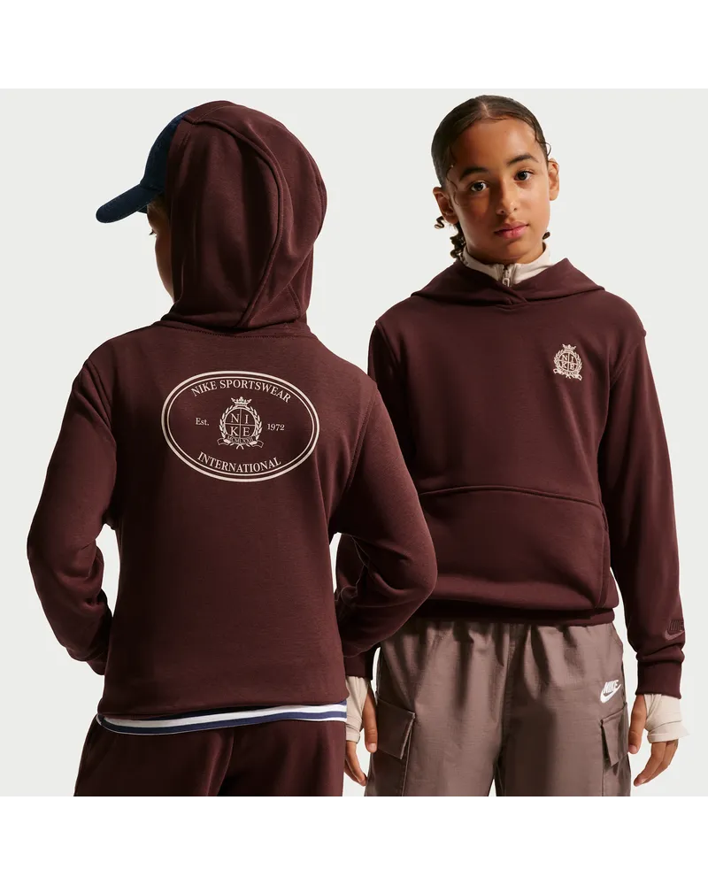 Nike Club French-Terry-Hoodie (ältere Kinder) - Lila Lila