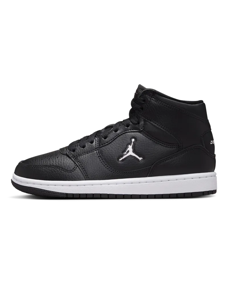 Jordan Court Connect Mid-Schuh (ältere Kinder) - Schwarz Schwarz