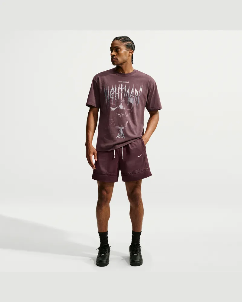 Nike Ja Standard Issue Basketballshorts für Herren (ca. 15 cm) - Rot Rot