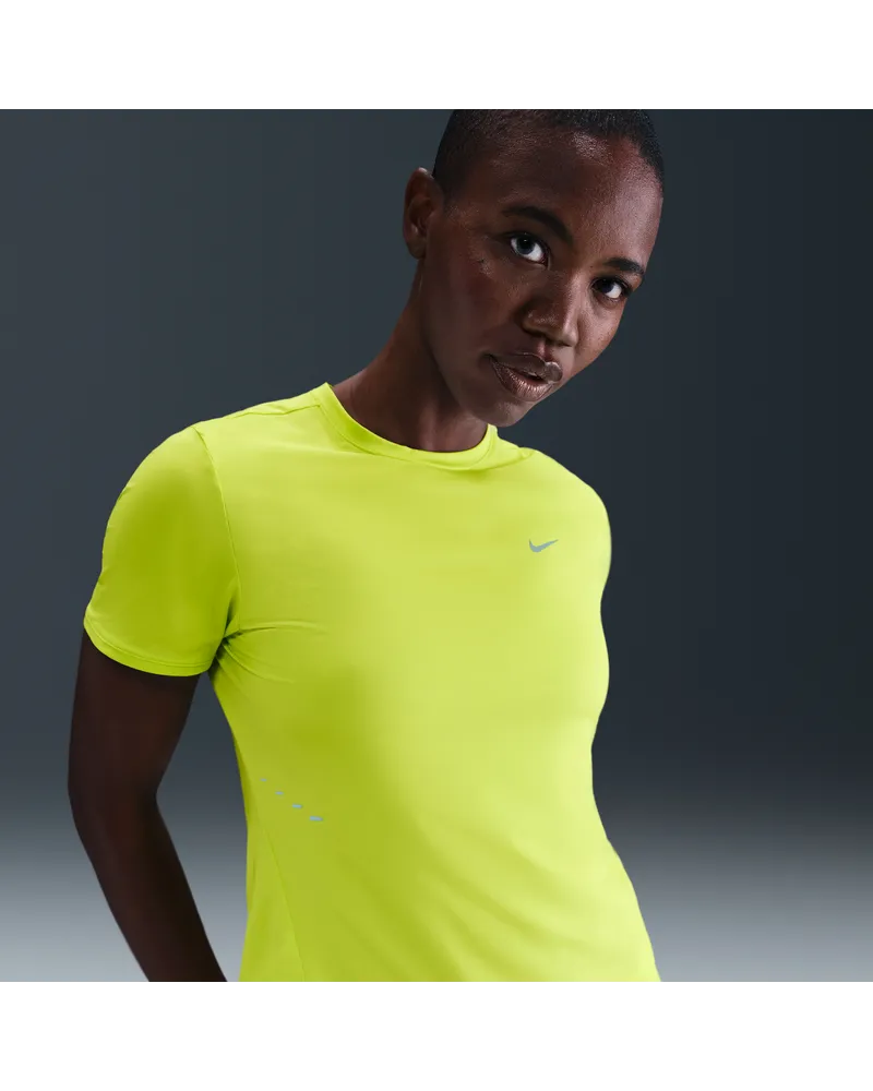 Nike Swift Dri-FIT Kurzarm-Laufoberteil (Damen) - Grün Grün