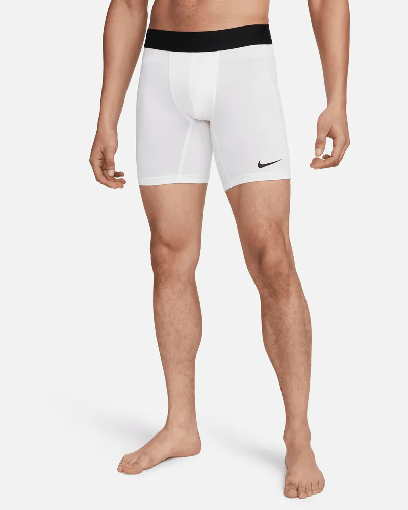 Nike Pro Dri-FIT Fitnessshorts für Herren - Weiß Weiß