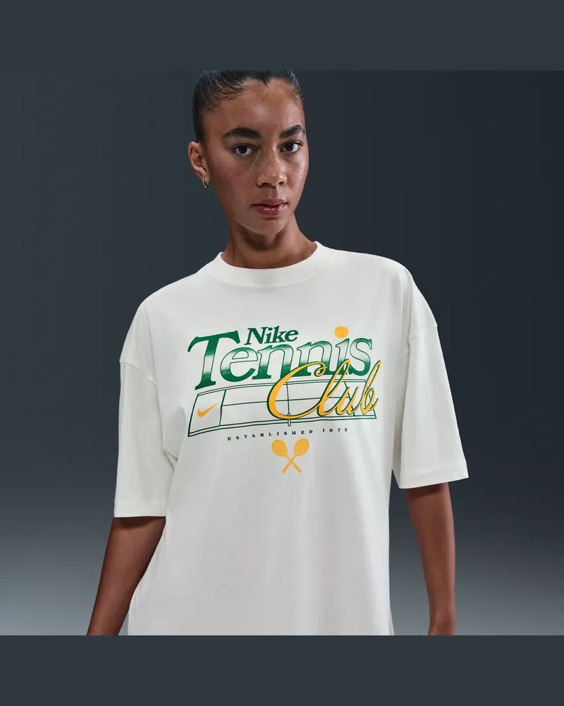 Nike Sportswear Oversize-T-Shirt mit Grafik (Damen) - Weiß Weiß