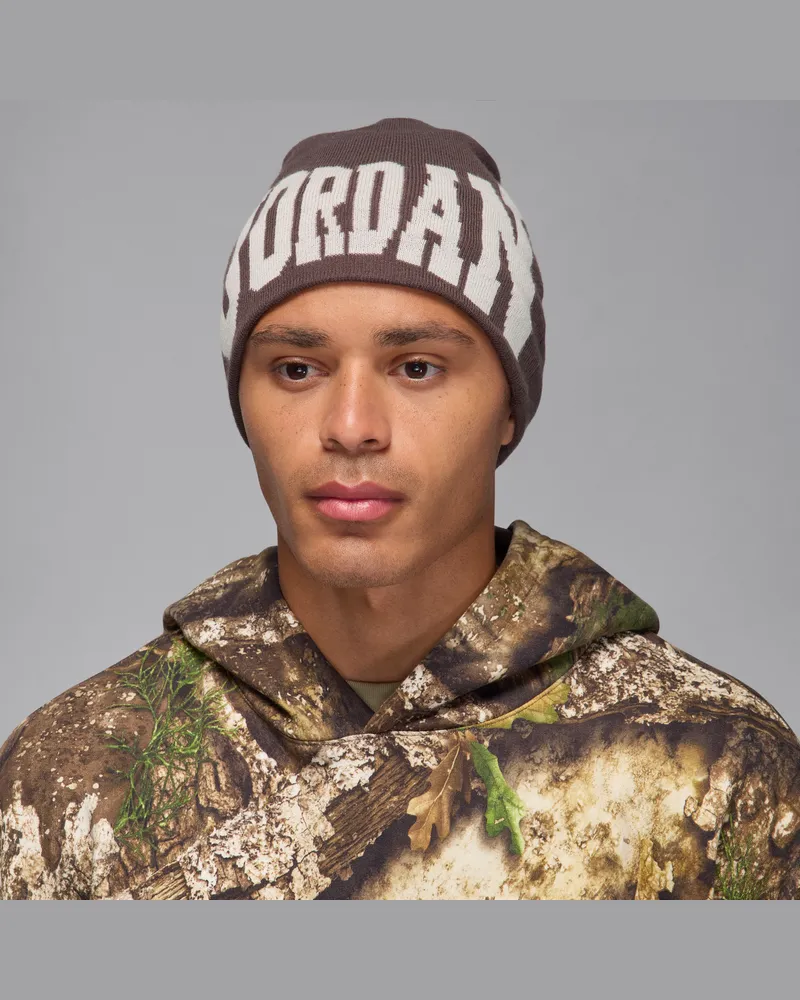 Jordan Peak Herren-Beanie - Braun Braun