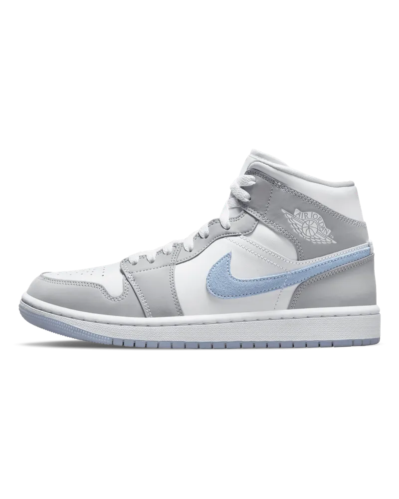 Jordan Air  1 Mid Schuh (Damen) - Weiß Weiß