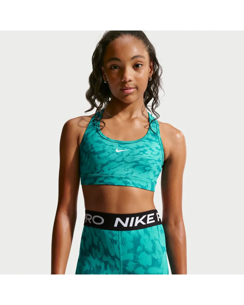 Nike Pro Dri-FIT-Sport-BH (ältere Kinder, Mädchen) - Grün Grün