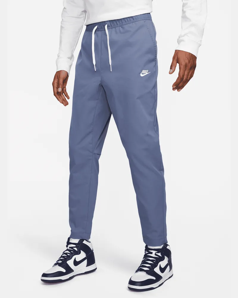 Nike Club schmal zulaufende Herrenhose aus Webmaterial - Blau Blau