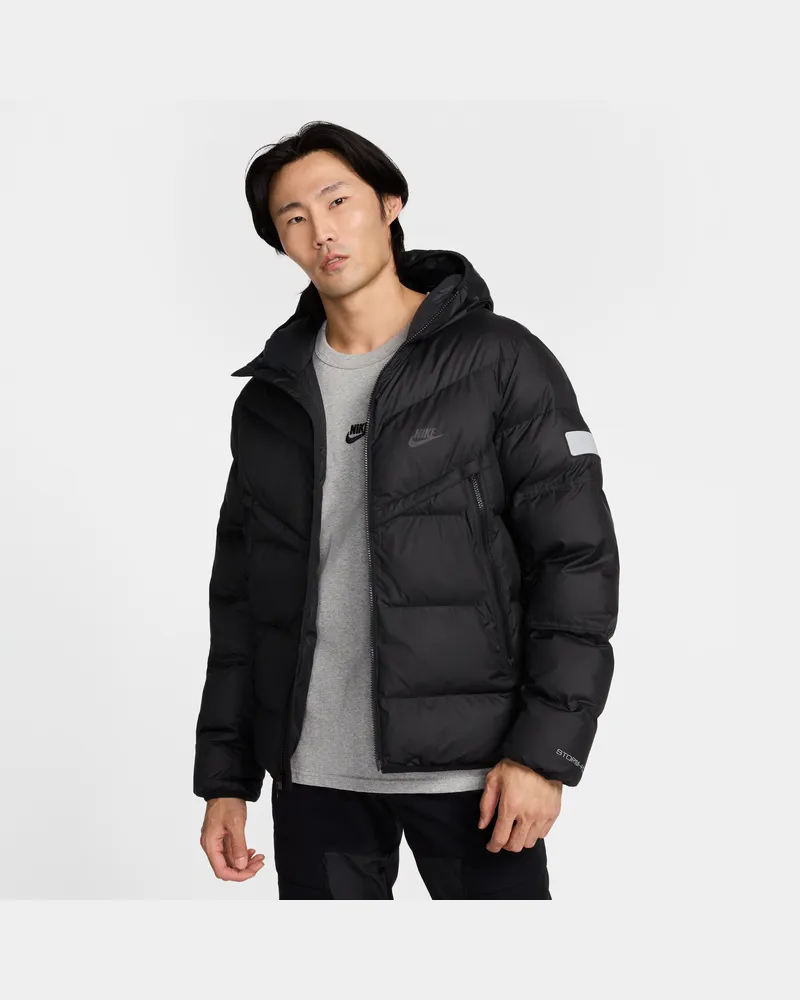 Nike Windrunner Air Max PrimaLoft® Storm-FIT Jacke (Herren) - Schwarz Schwarz