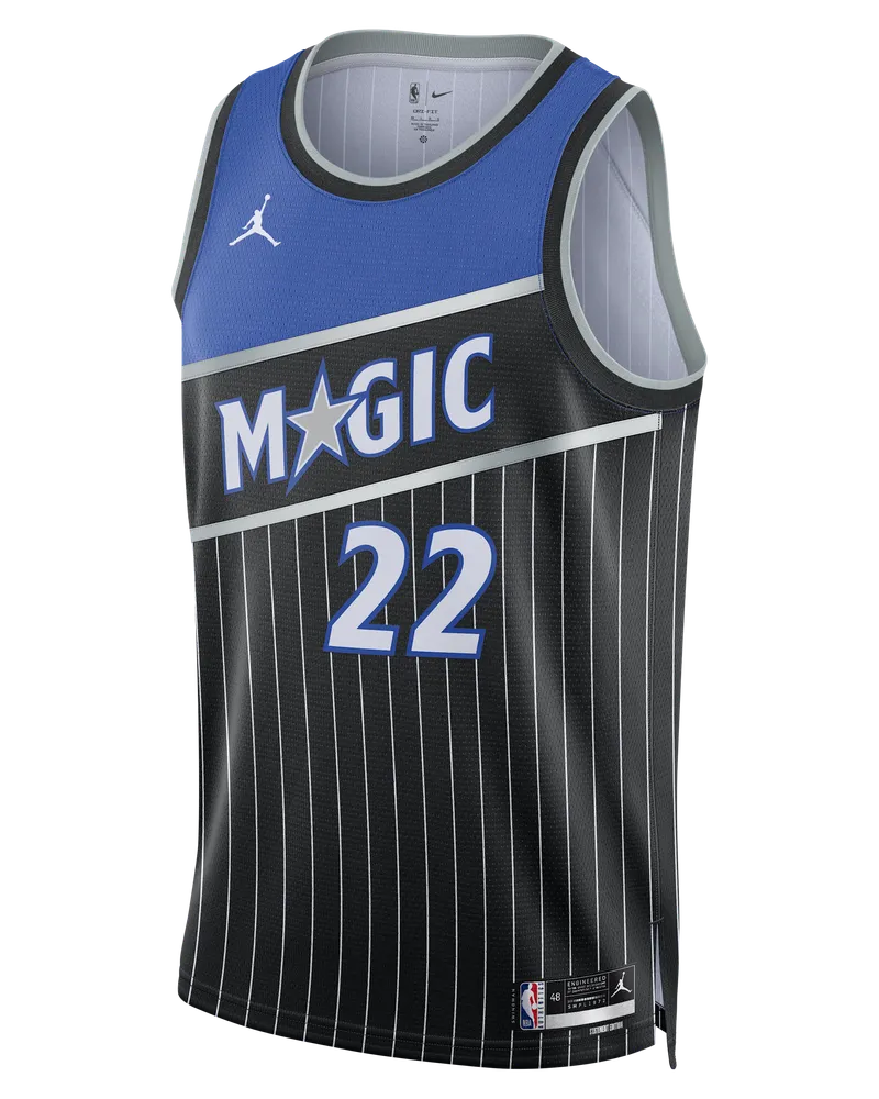 Nike Orlando Magic Franz Wagner 2025/26 Statement Edition  Dri-FIT NBA Swingman Trikot - Schwarz Schwarz