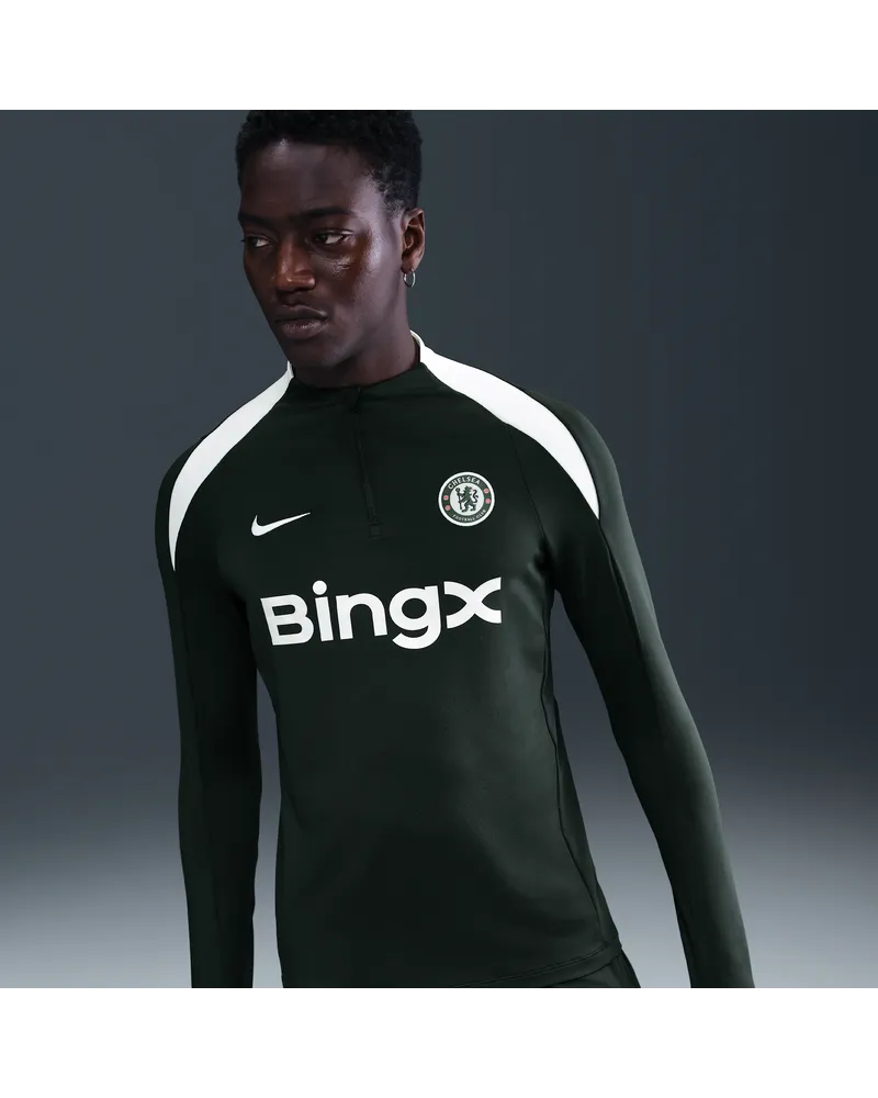 Nike FC Chelsea Strike  Dri-FIT Fußball-Drill-Oberteil (Herren) - Grün Grün