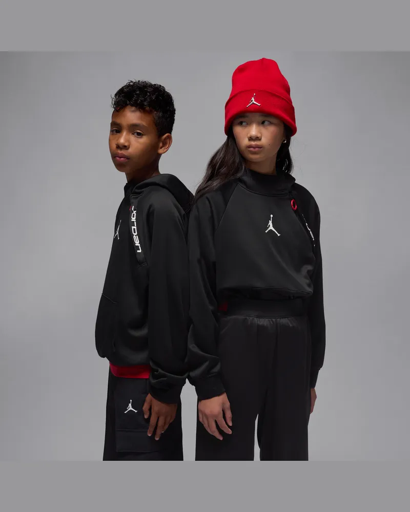 Jordan Therma-FIT Ease Fleece Hoodie (ältere Kinder) - Schwarz Schwarz