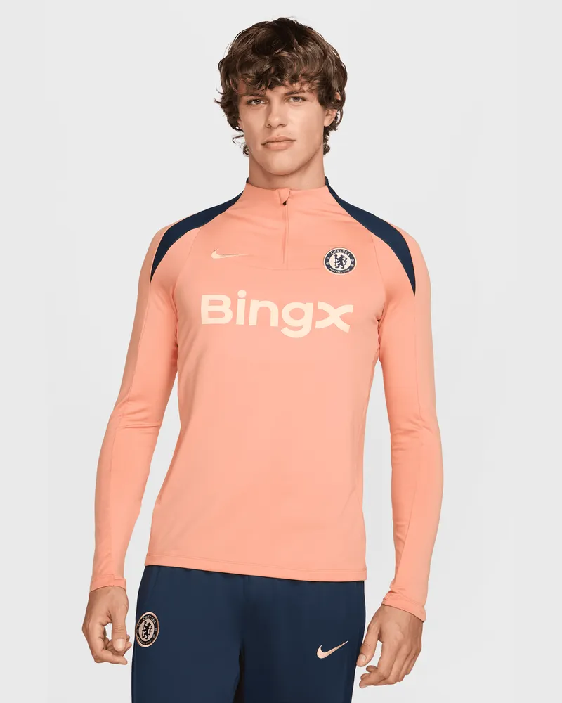 Nike FC Chelsea Strike Special Edition  Dri-FIT Fußball-Drill-Oberteil (Herren) - Orange Orange