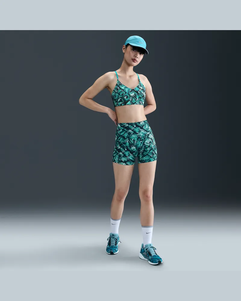 Nike x NorBlack NorWhite Bike Shorts mit Print, hohem Bund und Dri-FIT-Technologie (Damen, ca. 12,5 cm) - Grün Grün