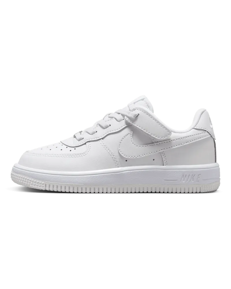 Nike Force 1 Low EasyOn Schuh (jüngere Kinder) - Weiß Weiß