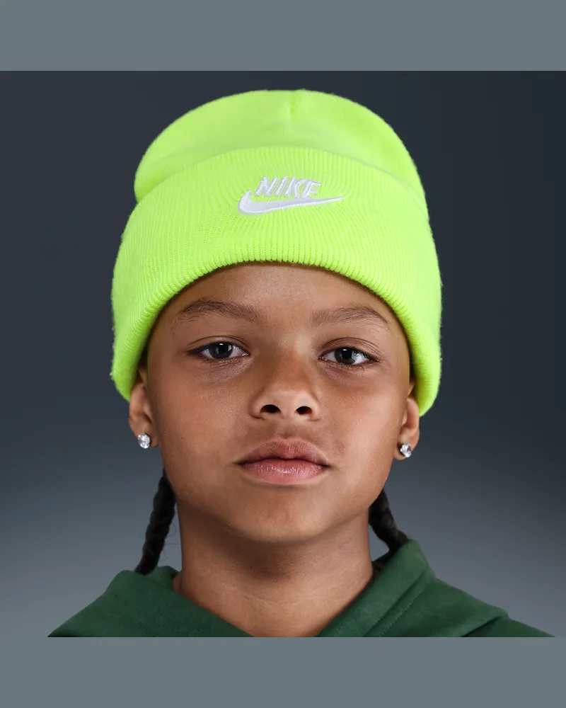 Nike Peak Beanie (ältere Kinder) - Gelb Gelb