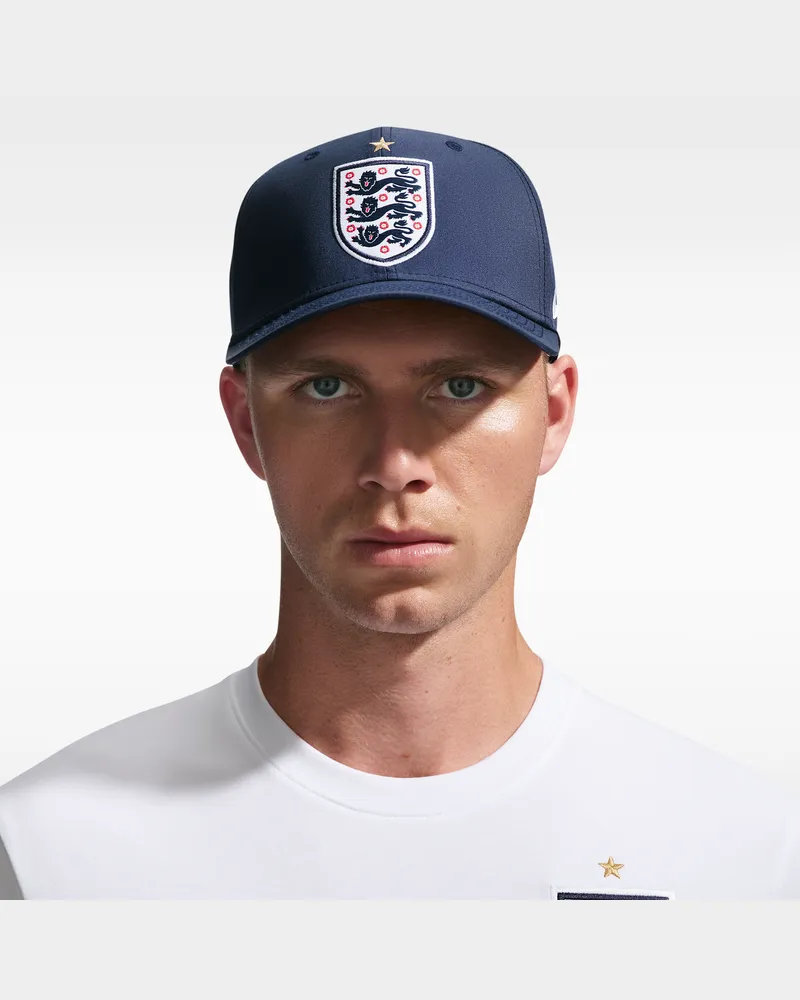 Nike England 2026/27  Rise Cap SNBK - Blau Blau
