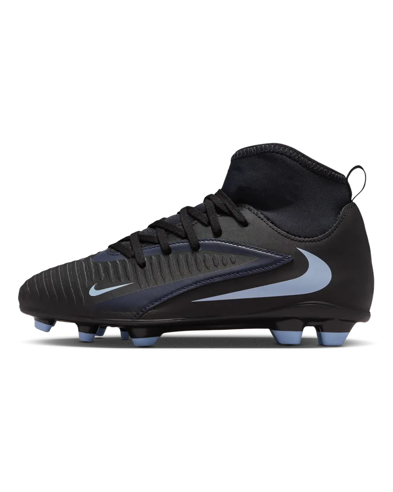 Nike Jr. Phantom 6 High Club Fußballschuh für verschiedene Böden (ältere Kinder) - Schwarz Schwarz