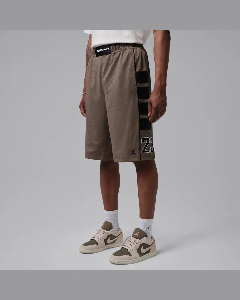 Jordan Brooklyn Mesh Cat Scratch Shorts (Herren) - Braun Braun
