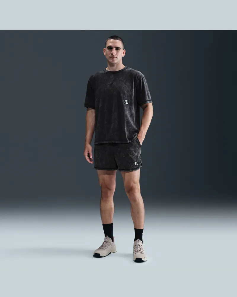 Nike Gym Heritage Dri-FIT Fitnessshorts (Herren, ca. 12,5 cm) - Schwarz Schwarz