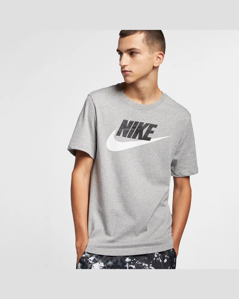 Nike Herren-T-Shirt - Grau Grau