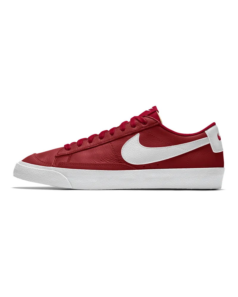 Nike Blazer Low '77 By You Custom personalisierbarer Sneaker - Rot Rot