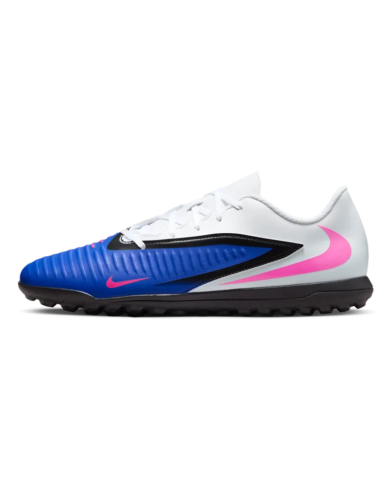 Nike Phantom 6 Low Club Fußballschuh für Turf - Blau Blau