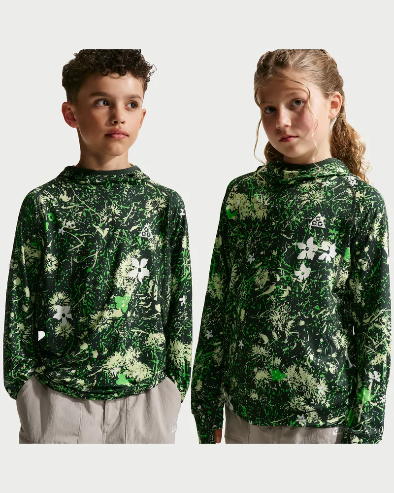 Nike ACG Longsleeve mit UV-Schutz (ältere Kinder) - Grün Grün