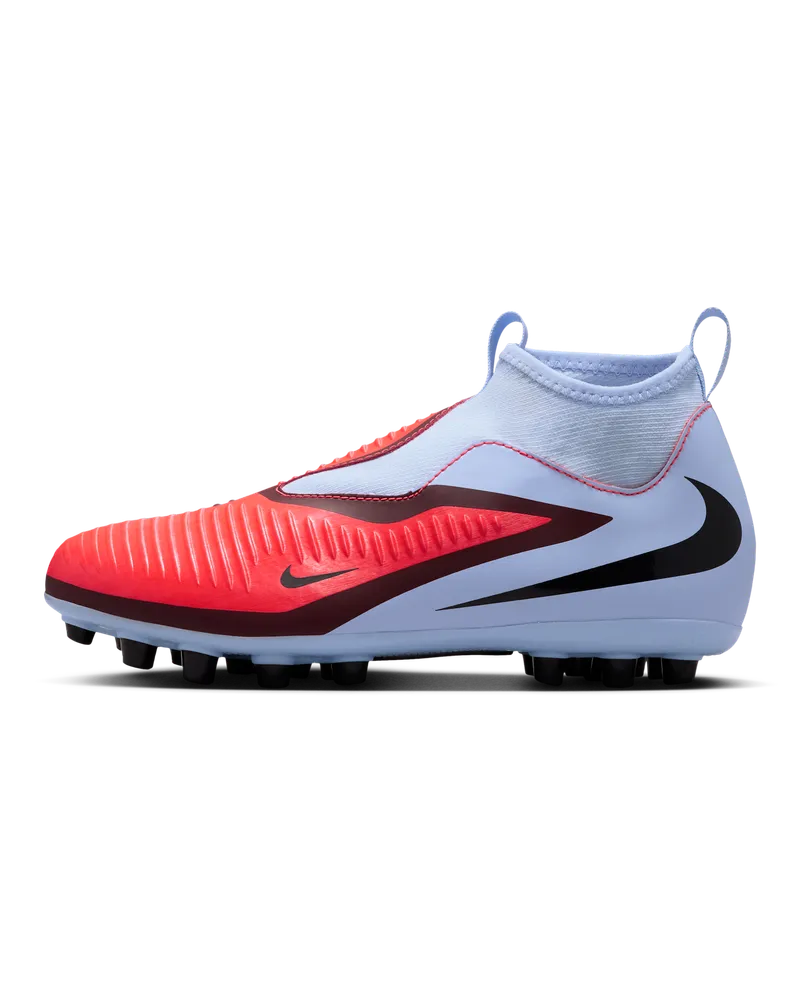 Nike Jr. Phantom 6 High Academy Fußballschuh für Kunstrasen für ältere Kinder - Blau Blau