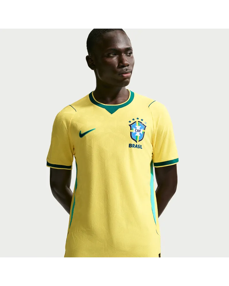 Nike Brasilianische Nationalmannschaft 2026 Match Home  Aero-FIT Fußballtrikot (Herren) - Gelb Gelb