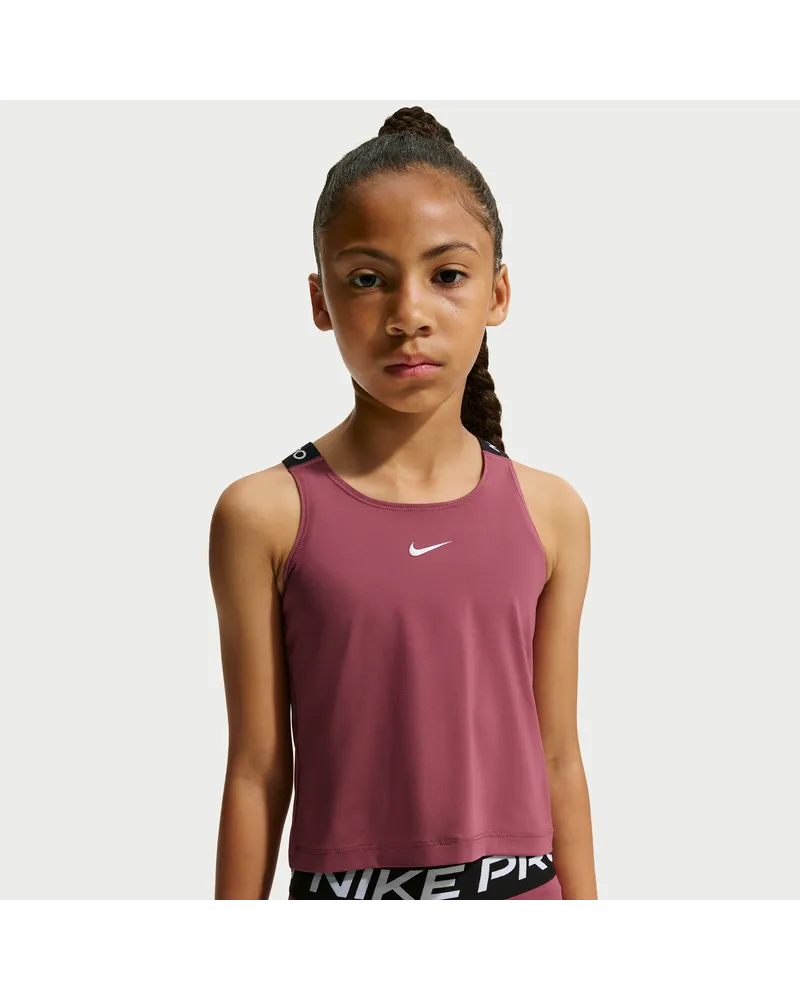 Nike Pro Dri-FIT Tanktop (ältere Kinder, Mädchen) - Rot Rot