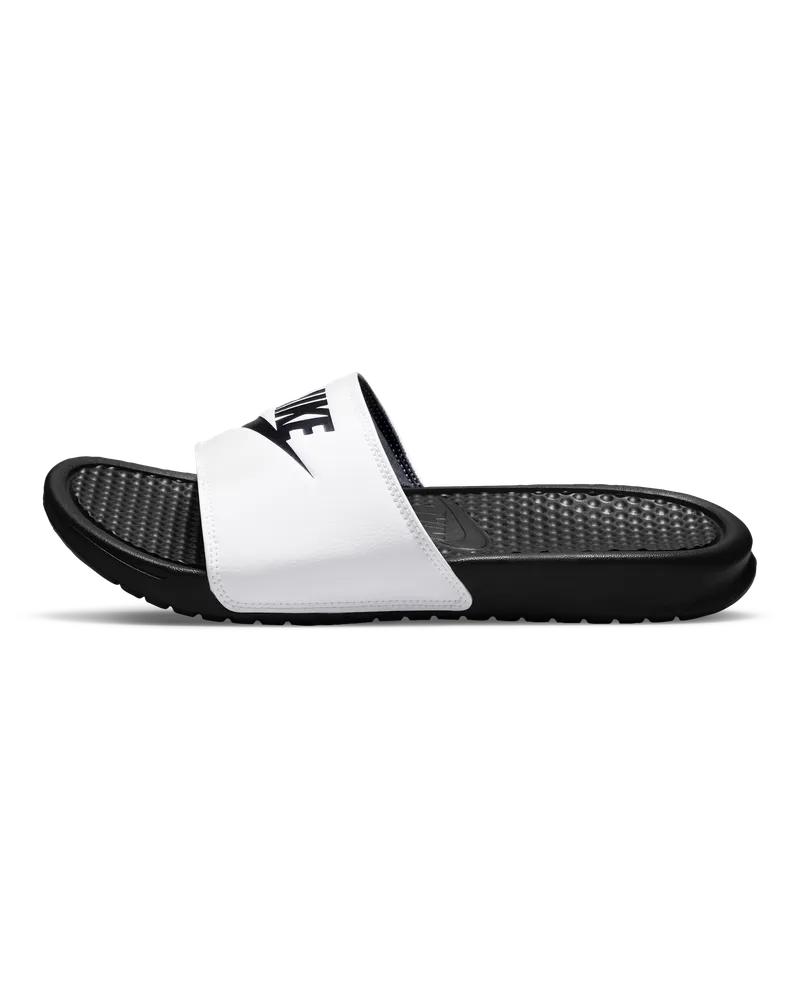 Nike Benassi JDI Herren-Slides - Weiß Weiß