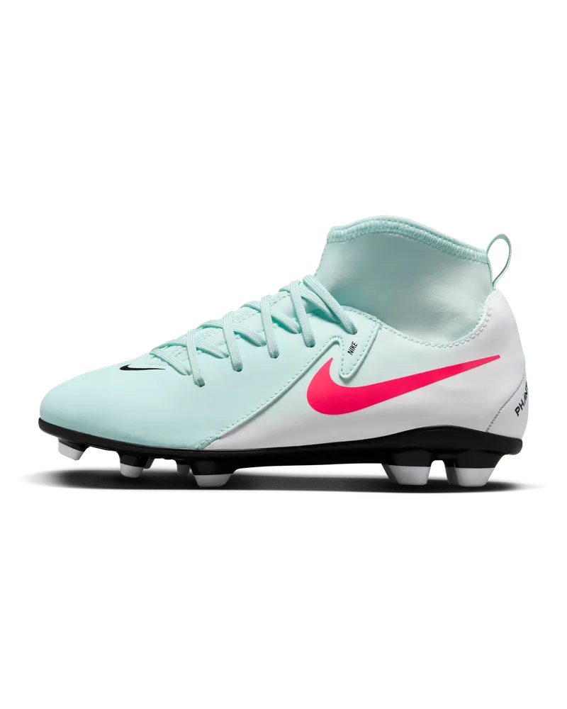 Nike Jr. Phantom Luna 2 Club High-Top-Fußballschuh für verschiedene Böden für jüngere/ältere Kinder - Grün Grün