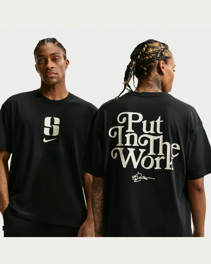 Nike Sabrina „Put In Work“  Dri-FIT Basketball-T-Shirt - Schwarz Schwarz