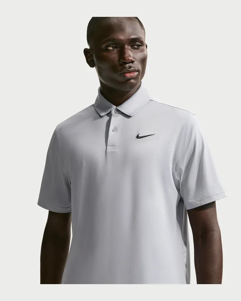 Nike Velocity Dri-FIT Golf-Poloshirt mit Logo auf der Brust (Herren) - Grau Grau
