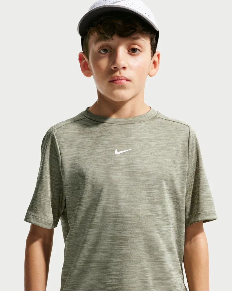Nike Multi Dri-FIT Kurzarmshirt (ältere Kinder) - Grün Grün
