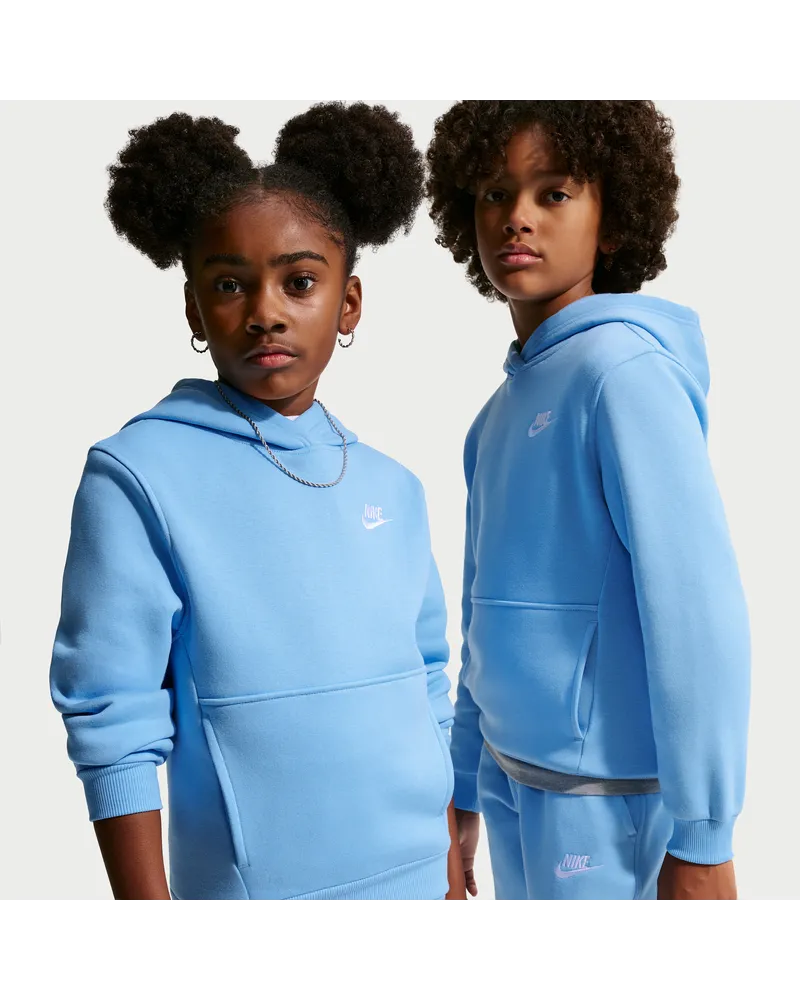 Nike Club Fleece Hoodie für ältere Kinder - Blau Blau