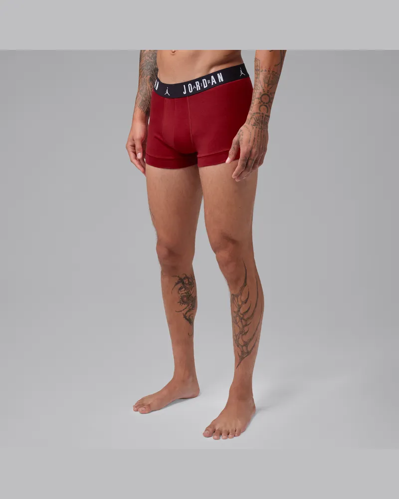 Jordan Dri-FIT Shorts aus Baumwolle (5er-Pack, Herren) - Rot Rot