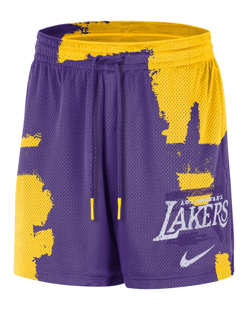 Jordan Los Angeles Lakers Courtside  Dri-FIT NBA Mesh-Trainingsshorts für Herren - Lila Lila
