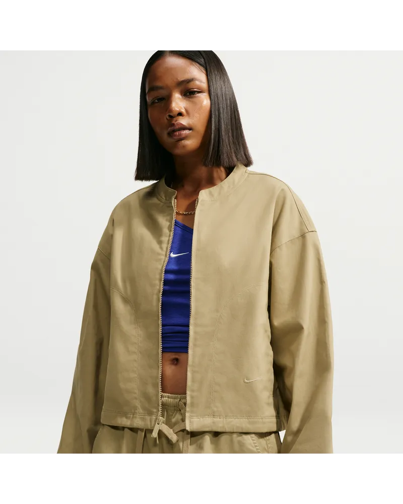 Nike Oversize-Utility-Jacke (Damen) - Braun Braun