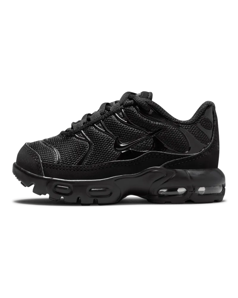 Nike Air Max Plus Schuh für Babys und Kleinkinder - Schwarz Schwarz
