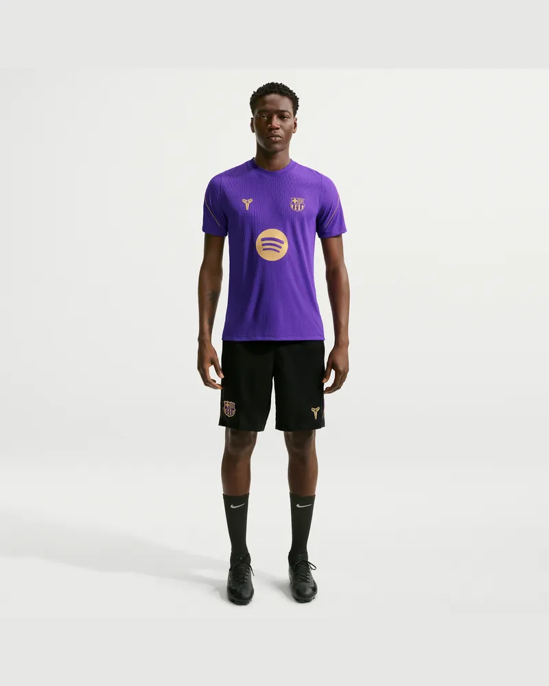 Nike FC Barcelona Strike Away Kobe Dri-FIT Fußball-Strickshorts (Herren) - Schwarz Schwarz