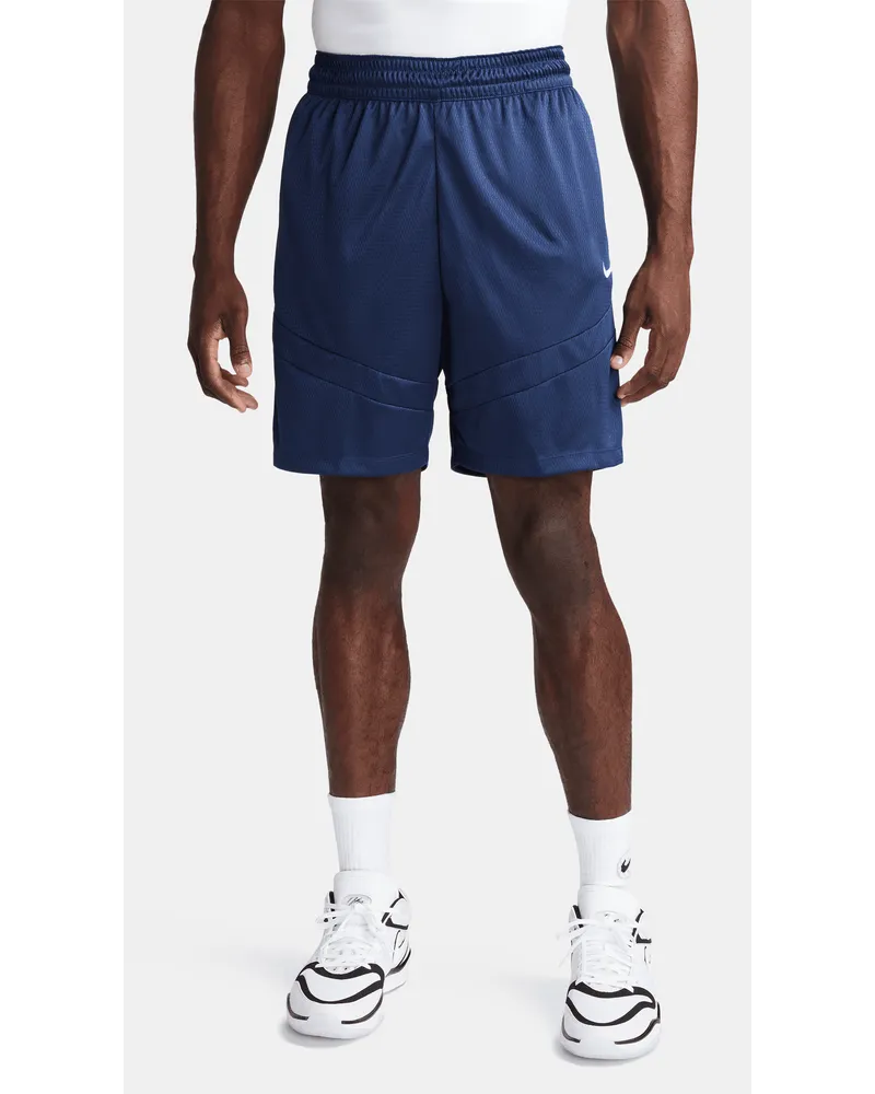 Nike Icon Dri-FIT Basketballshorts für Herren (ca. 20,5 cm) - Blau Blau