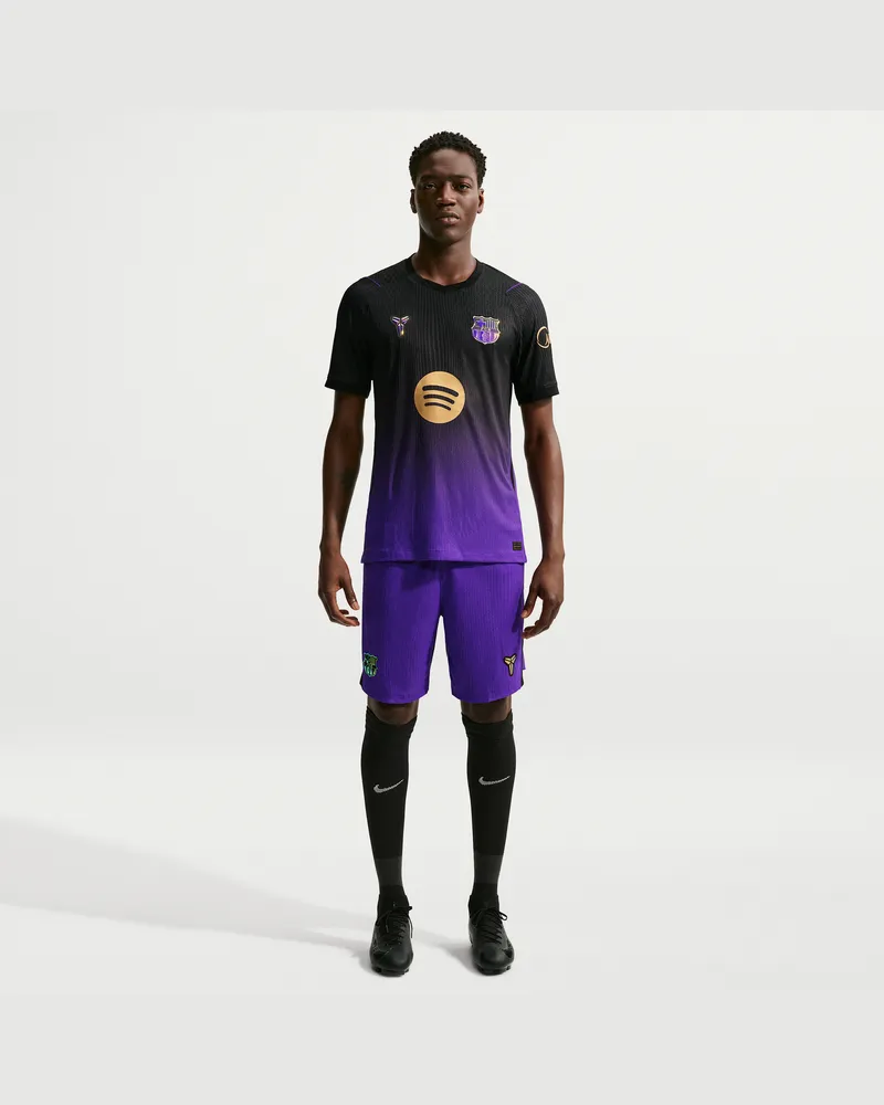 Nike FC Barcelona 2026/27 Kobe Aero-FIT authentische Auswärtsmatch-Fußballshorts (Herren) - Lila Lila