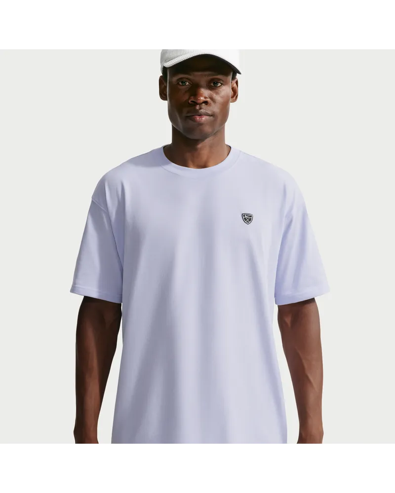 Nike Dri-FIT Golf-T-Shirt in weiter Passform (Herren) - Lila Lila